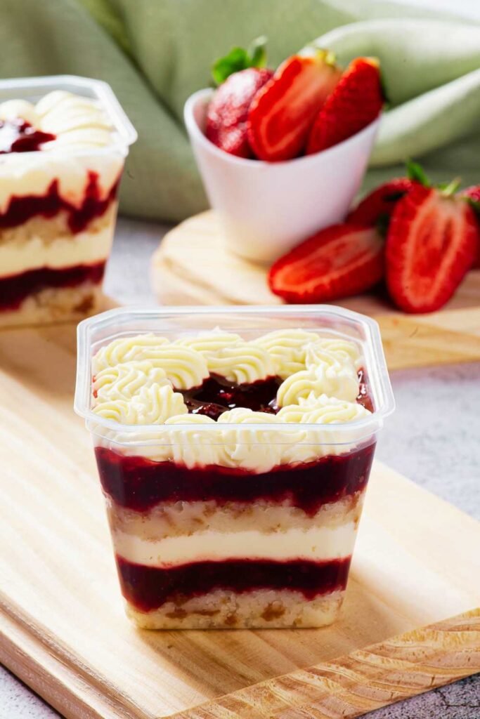 venda de bolo no pote