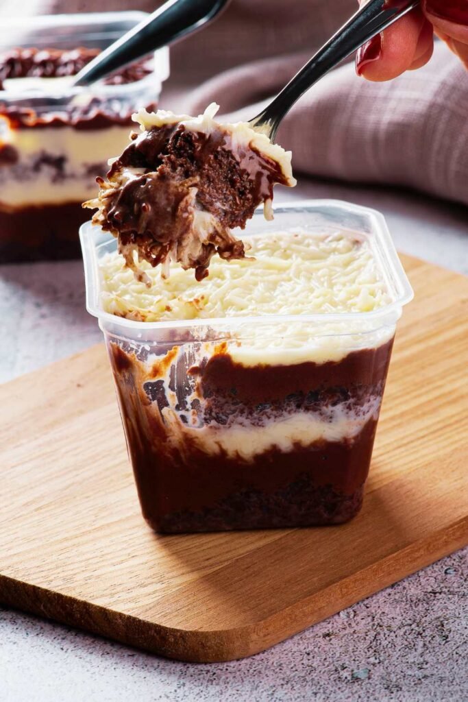 venda de bolo no pote